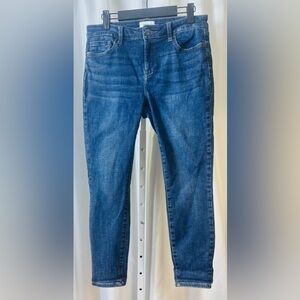 Pistola Medium Wash Mid Rise 9” Skinny   Ankle Jeans Inseam 25”‎ size 30
